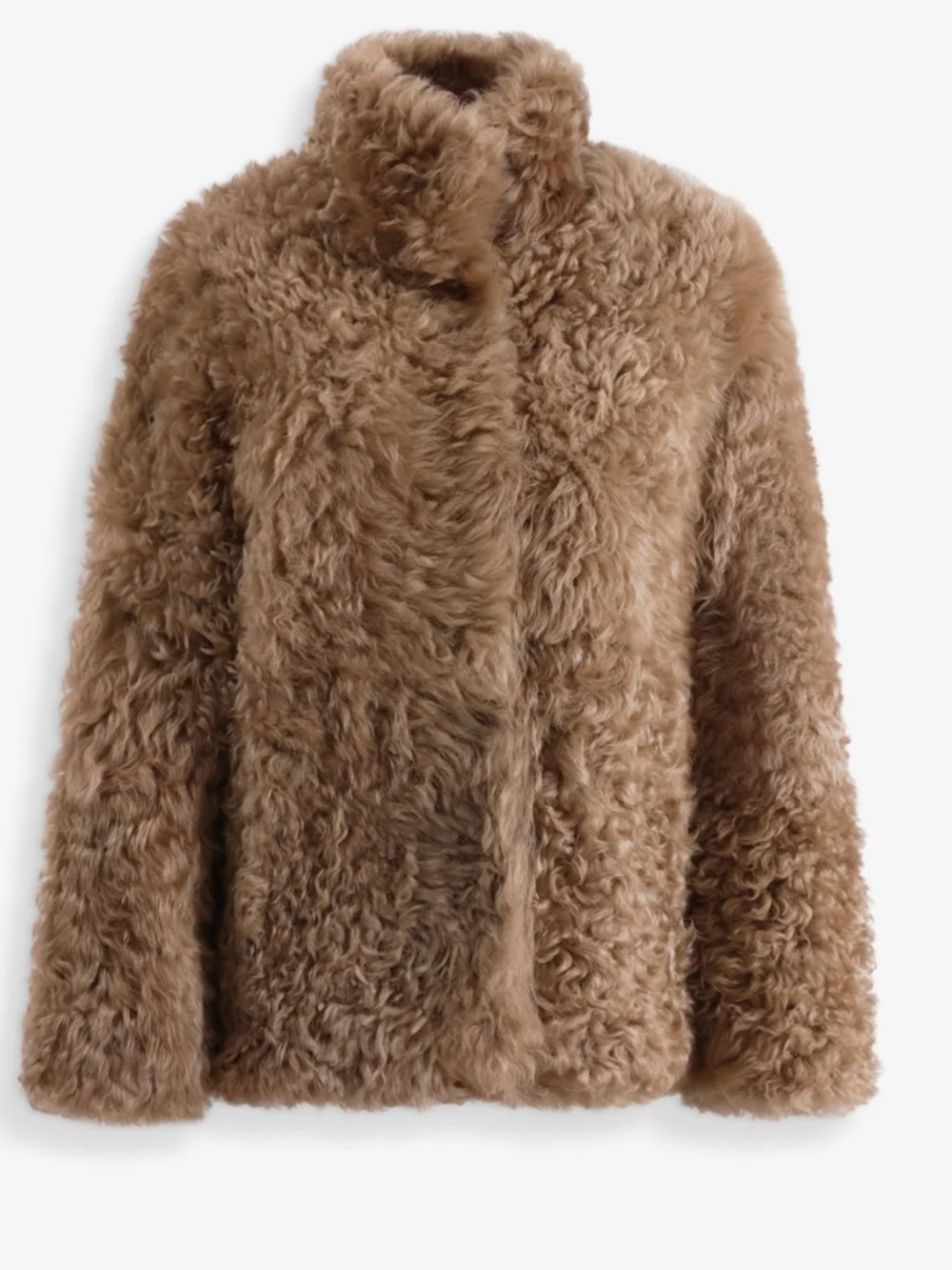 Nour Hammour Carolyn Shearling Jacket size XS